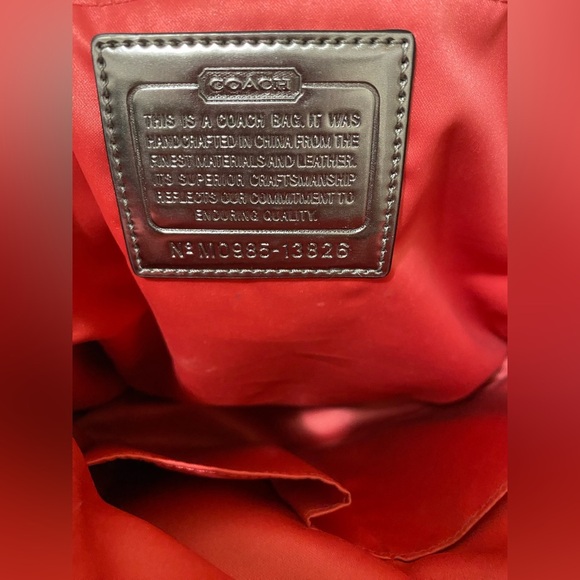 *EUC* Y2K Coach Poppy Op Art Glam Tote Bag - Picture 8 of 9